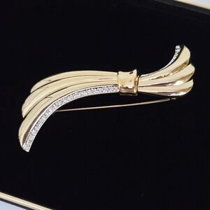 Vintage Yves Saint Laurent YSL Brooch Like New!